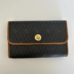 Dior Honeycomb Vintage Shoulder Clutch